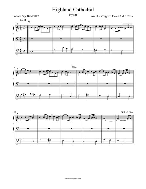 Highland Cathedral Sheet music for Organ (Solo) | Musescore.com