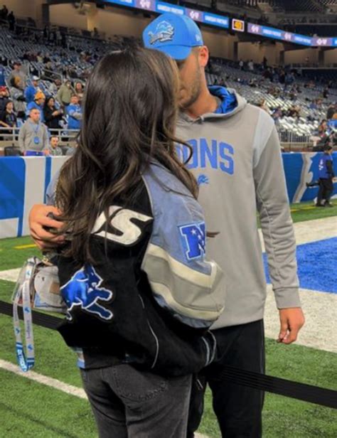 Christen Harper honors fiancé Jared Goff after Lions' season ends