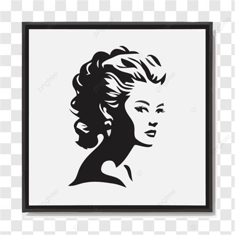 Vintage Wall Art Silhouette Vector, A Simplistic Black Icon Of Dws On A ...