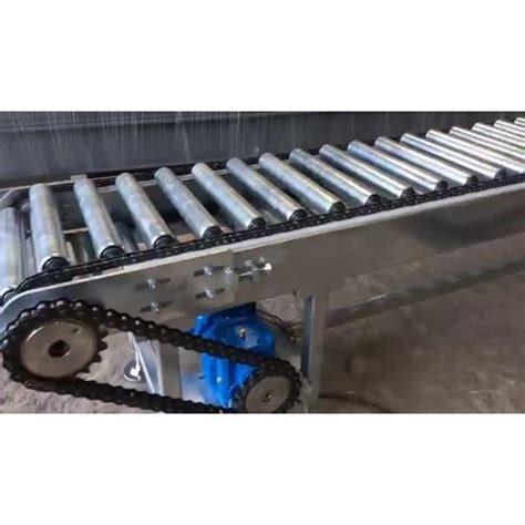 Steel 6 M Chain Driven Roller Conveyors, Roller Diameter: 40-60 Mm, Rs 600000 /piece | ID ...