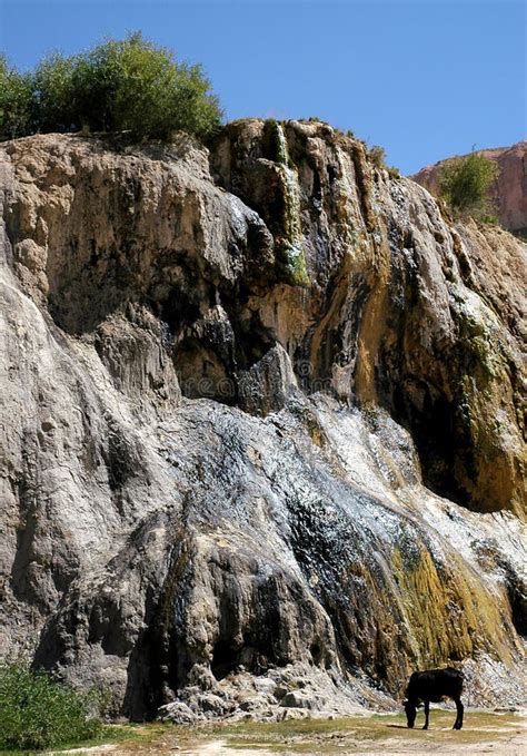 Band-e Amir Lakes, Afghanistan: View of a Travertine Dam from Below Stock Photo - Image of ...