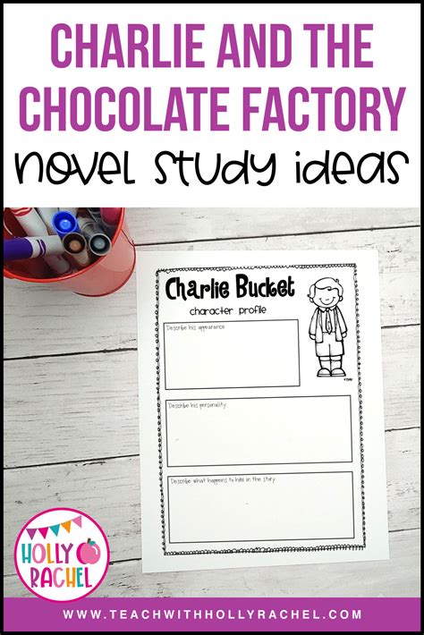 Charlie and the Chocolate Factory Novel Study Activities - Teach with Holly Rachel