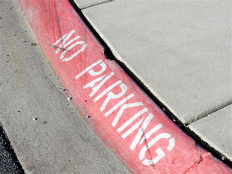 No Parking Curb Free Stock Photo - Public Domain Pictures
