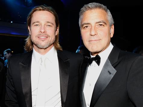 Brad Pitt Calls George Clooney 'The Most Handsome Man In the World'