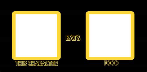 Character eats Food Meme Template by SamLee25 on DeviantArt