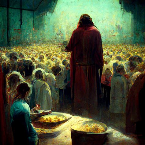 Jesus Feeding the Five Thousand by ekedolphin on DeviantArt