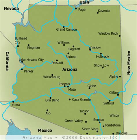 Exploring Arizona Cities: A Comprehensive Guide To The Map Of Arizona Cities - 2023 Calendar ...