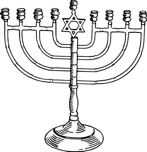 Menorah Hanukkah Judaism Drawing Clip art - Judaism png download - 2325 ...