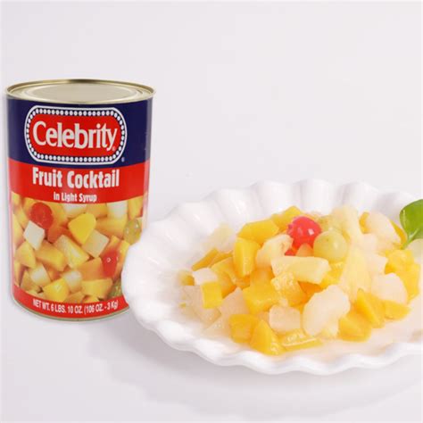 Cheap canned fruit cocktail in tin,China price supplier - 21food