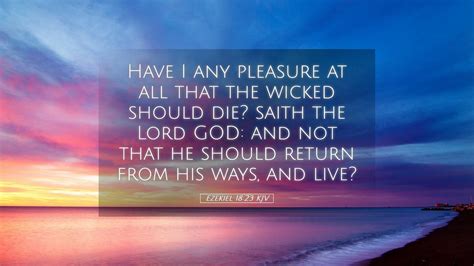 Ezekiel 18:23 KJV Desktop Wallpaper - Have I any pleasure at all that ...