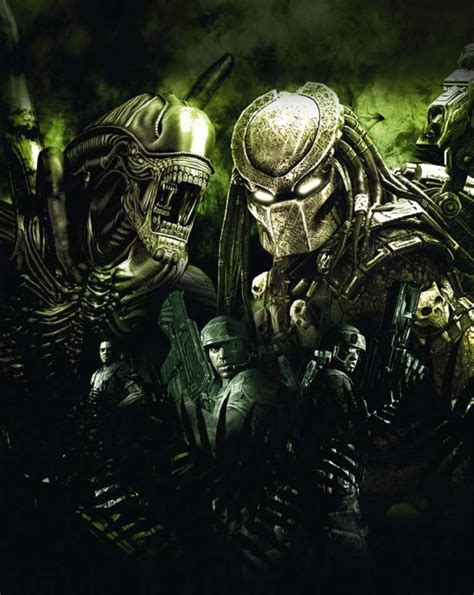 Alien vs Predator Green back - Aliens Vs Predator Photo (34193033) - Fanpop