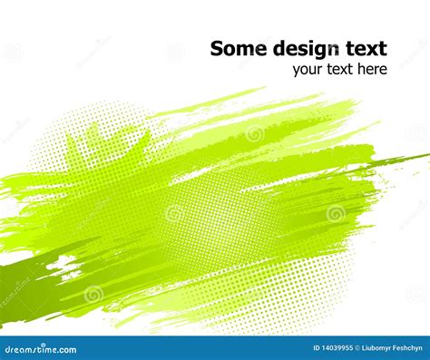 Green Abstract Paint Splashes Background. Vector Royalty Free Stock ...