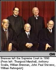 AllPolitics - Retired Supreme Court Justice Brennan Dies - July 24, 1997