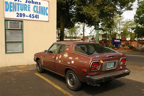 OLD PARKED CARS.: 1976 Datsun F10 Hatchback.