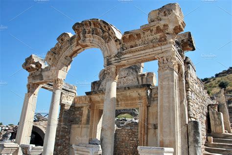 Hadrian temple, Ephesus, Turkey | High-Quality Architecture Stock ...