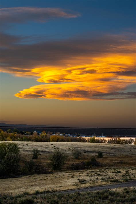 Clouds Over Cherry Creek Reservoir 10/12/2020 : r/Denver