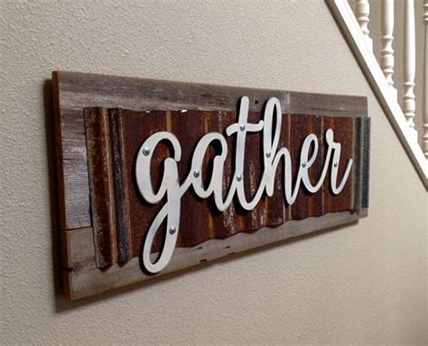 37 best Rustic Metal Signs images on Pinterest | Metal panels, Metal ...