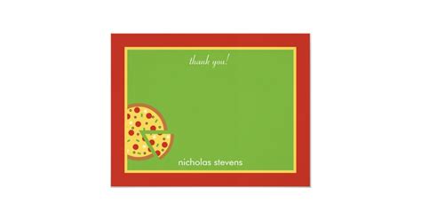 Pizza Slices - Thank You Card | Zazzle.com