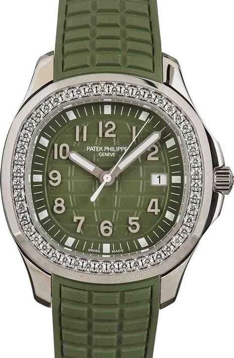 Ladies Patek Philippe Aquanaut Luce Green Dial - Timeless Finesse