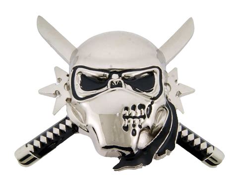 Skull Belt Buckle Gothic Antiqued Tattoo Tribal Halloween Costume Fashion Metal - Walmart.com