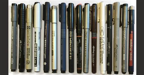 My Recommended Technical Pens for Drawing - Ran Art Blog