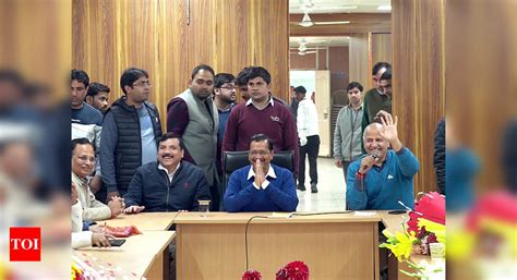 Arvind Kejriwal Swearing in: Arvind Kejriwal set to take oath as Delhi ...