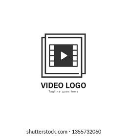 Video Logo Template Design Video Logo Stock Vector (Royalty Free) 1355732060 | Shutterstock