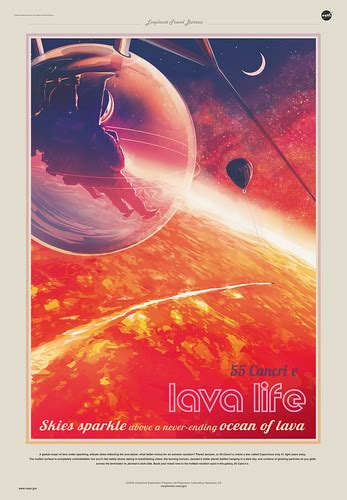 NASA Poster Illustration of Exoplanet 55 Cancri e | Designed… | Flickr