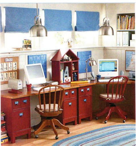 Build a Family Computer Desk on a Budget! {My Pottery Barn inspiration desk} OneCreativeMommy ...