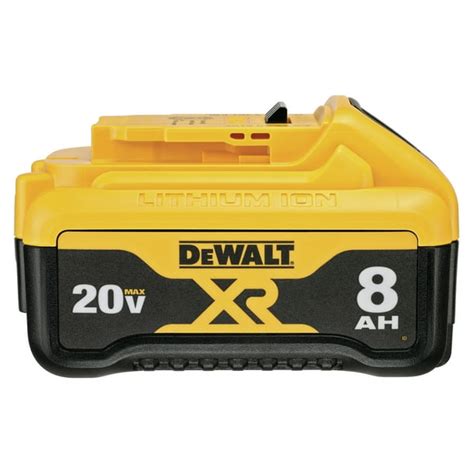 DeWalt 20V MAX XR 20 volt 8 Ah Lithium-Ion Battery 1 pc. - Walmart.com ...