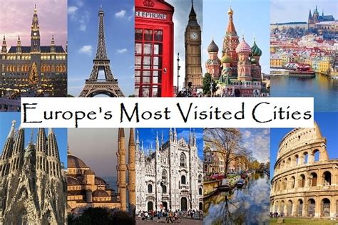 Europe's Most Visited Cities - FlightSite Travel Blog