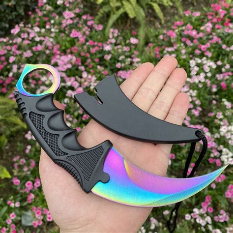 Fade Blue Skin Karambit Blunt Blade Knife 20cm/7.9'' – Leones Marvelous Items