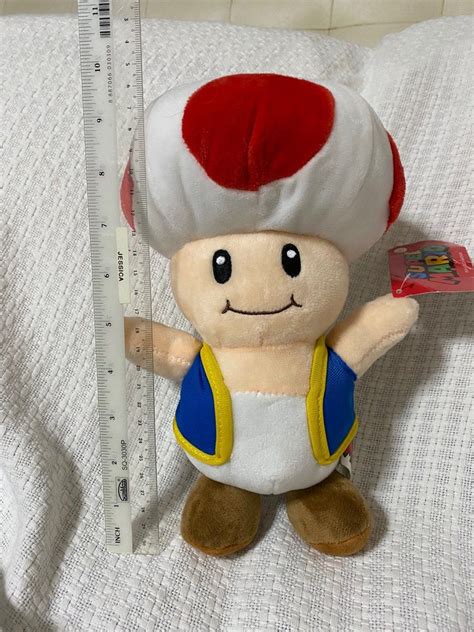 Super Mario Toad Plush, Hobbies & Toys, Toys & Games on Carousell