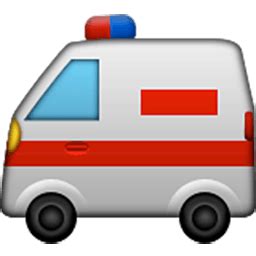 Ambulance Emoji for Facebook, Email & SMS | ID#: 485 | Emoji.co.uk