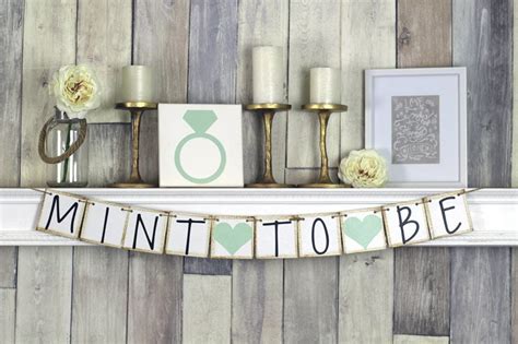 Mint to be Mint to be Banner Mint Bridal Shower Mint to be