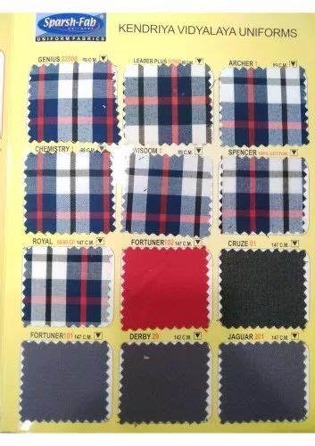 KV School Uniform (Kendriya Vidyalaya Sangathan Uniform Fabric) at best price in Mumbai