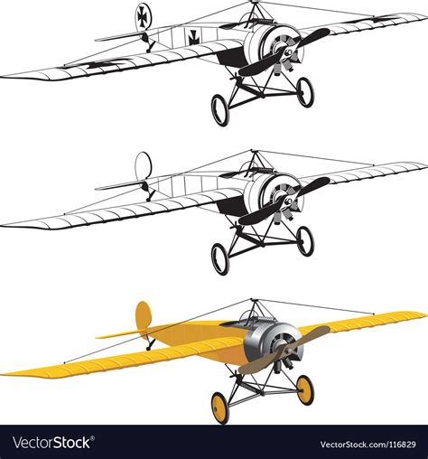 Monoplane design Royalty Free Vector Image - VectorStock