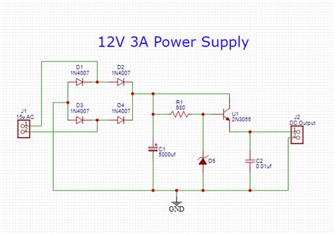 How to make 12 Volt 3 Ampere Power Supply - DIY