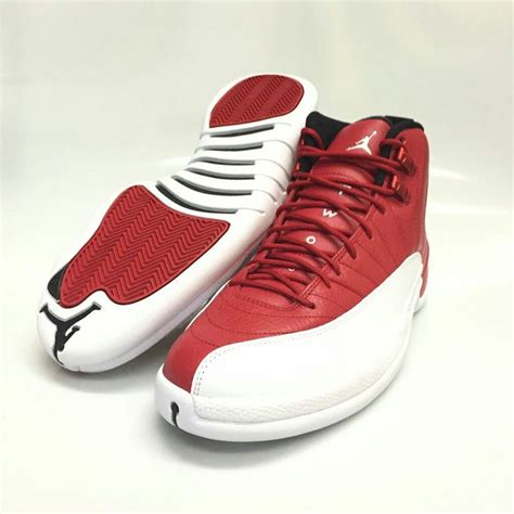 Jordan 12 Alternate Red and White | Sneakers nike, Air jordan sneaker ...