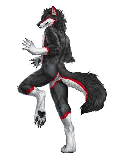 Blackie-Wolf-collab commission- by RogueLiger on DeviantArt