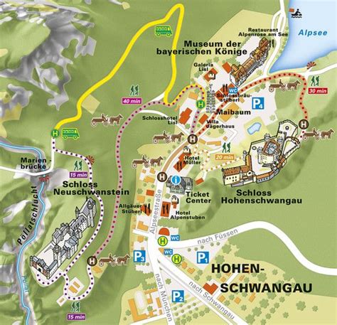 Neuschwanstein Hotels&Events: Ortsplan | Schloss neuschwanstein, Hotel, Neuschwanstein