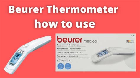 Beurer thermometer how to use.|| Beurer Thermometer FT90 - YouTube