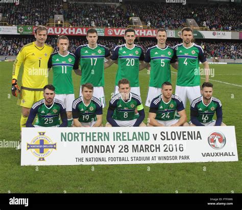 National Football Stadium, Belfast, Northern Ireland. 28th March 2016 ...