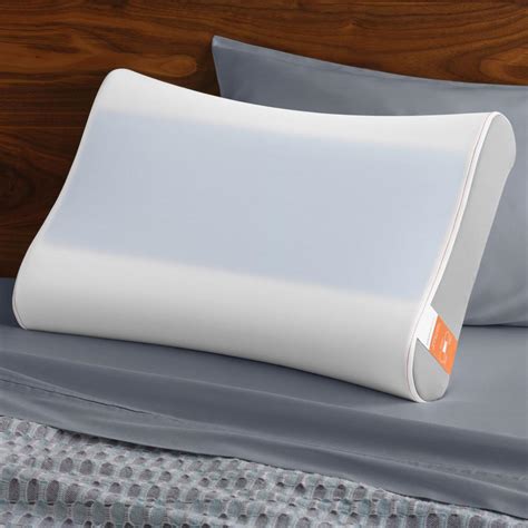 Tempur-Pedic Breeze Contour Standard Side to Side Bed Pillow-15453115 ...