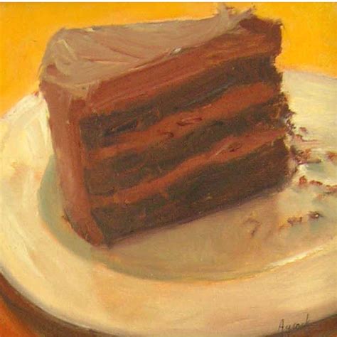 Chocolate Cake Painting at PaintingValley.com | Explore collection of Chocolate Cake Painting