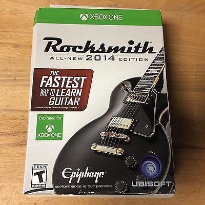 awesome Rocksmith 2014 Edition (Microsoft Xbox One) Game & Real Tone Cable -Very Good - For Sale ...