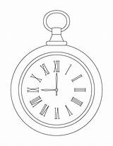 Pocket Clock coloring Page  Download Print Or Color Online For Free sketch template