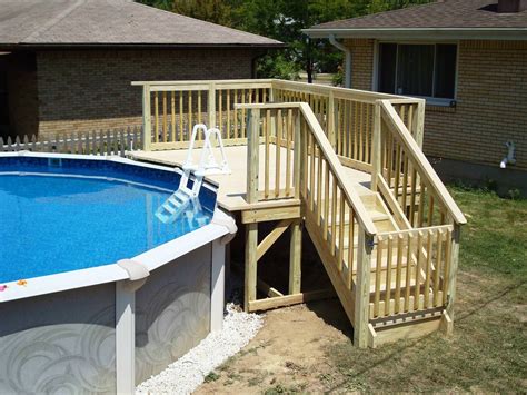 26+ Collections of Above Ground Pool Ladder Installation Pictures | Swimming pool decks, Pool ...