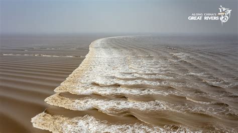 Live: Witness the remarkable bore tides of the Qiantang River - CGTN