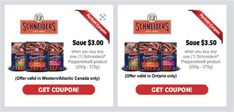 WebSaver Canada: New Schneider's Pepperettes Coupons Available ...